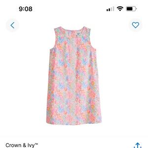 Crown and Ivy Girl’s Dress with Bunnies- Size 8